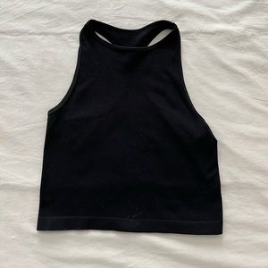 Black Halter Tank Top